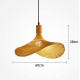 Straw Chandelier Large